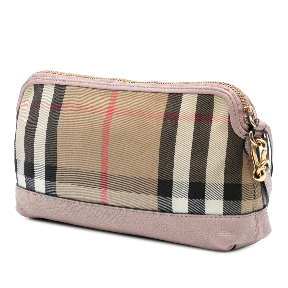 Pre-Loved Burberry House Check Canvas Derby Abingdon Crossbody - Picture 2 of 8